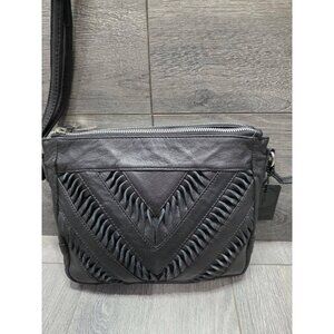 Day & Mood Fonda Small Crossbody Bag Black Leather B000468